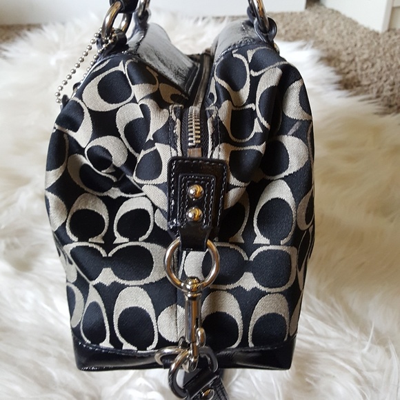 SOLD Coach Monogram Satchel Bag - Picture 3 of 8